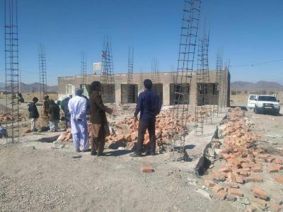 بازدید  سرناظر و ناظر سازمان نوسازی از محل پروژه روستای سبزگز